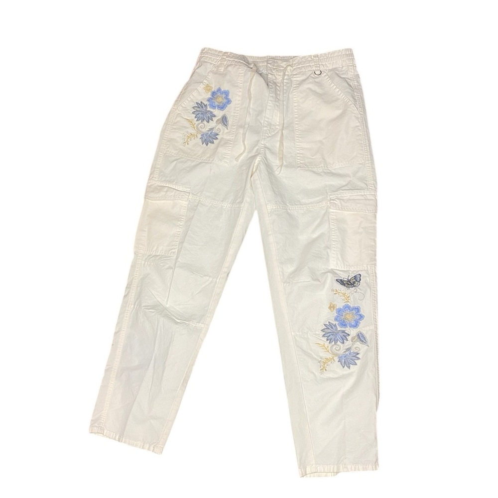 Sundance Natalia Embroidered Floral Cargo Pants 
 Size P6